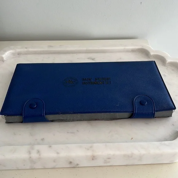 Vintage Basic Student Drafting Instrument Set - Picture 2 of 7